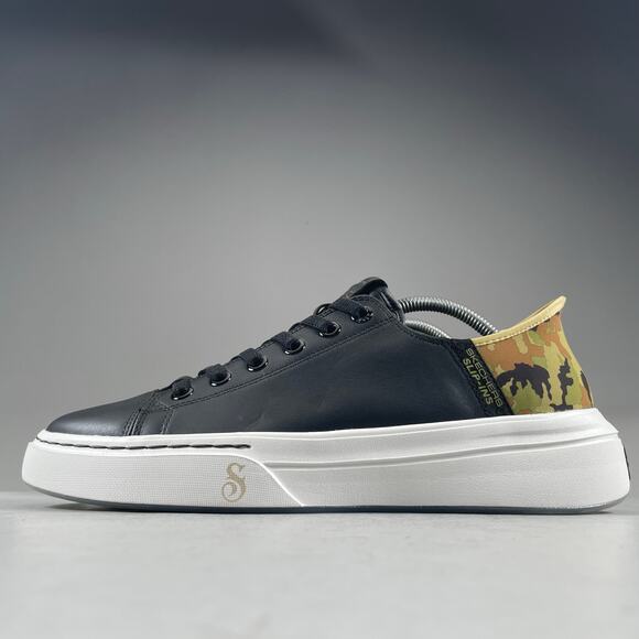 Skechers Snoop Dogg Snoop One Low G Men’s 10 Black Leather Slip On Sneakers Shoe - Picture 1 of 8